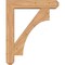 Ekena Millwork Westlake Craftsman Smooth Bracket w/ Offset Brace, Western Red Cedar, 7 1/2"W x 36"D x 44"H BKT0806X36X44WTL04SWR - alternate 3